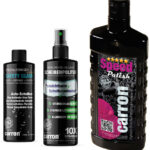 Autopflege Black Bundle carron® Frontscheibe Scheibenpolitur Nanoversiegelung + Speed Polish Autopolitur